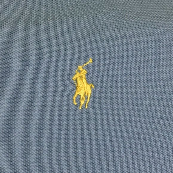 Mens Polo Ralph Lauren Short Sleeve Shirt Collar M - Picture 3 of 8